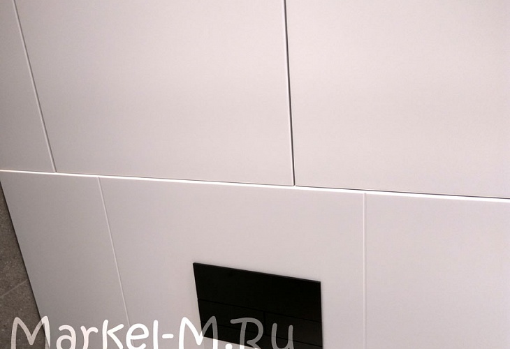 Встроенная инсталляция шкаф МДФ эмаль